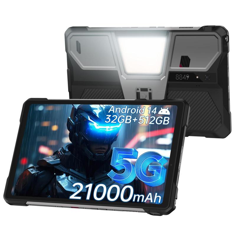 Tablet 8849 Tank Pad de 10,95 polegadas 5G Android 14 32 GB+512 GB
